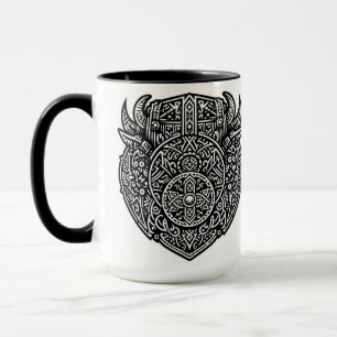 Viking Warrior Shield Tasse