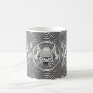 Viking Warrior Skull Kaffeetasse