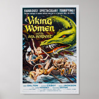 Viking Women and Sea Serpent Movie Poster