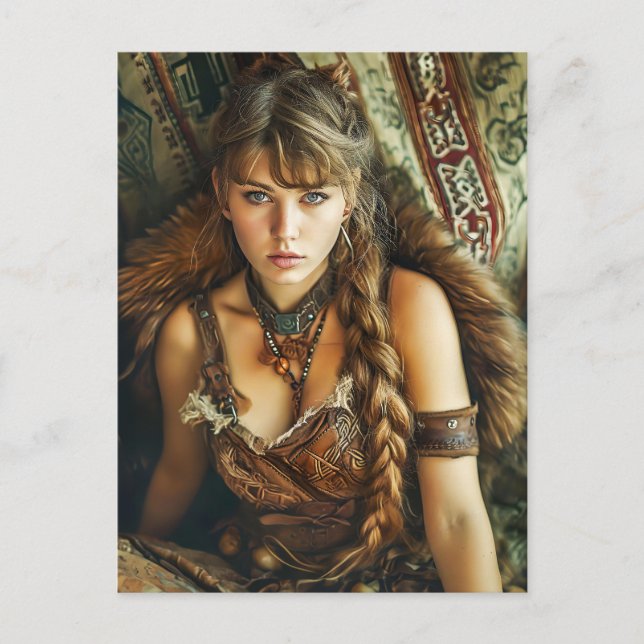 Viking Women Timeless Beauty Postkarte (Vorderseite)