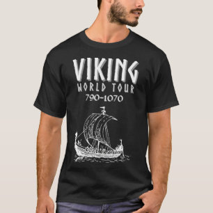 Viking Worldtour Viking Mythologie cool nordische T-Shirt