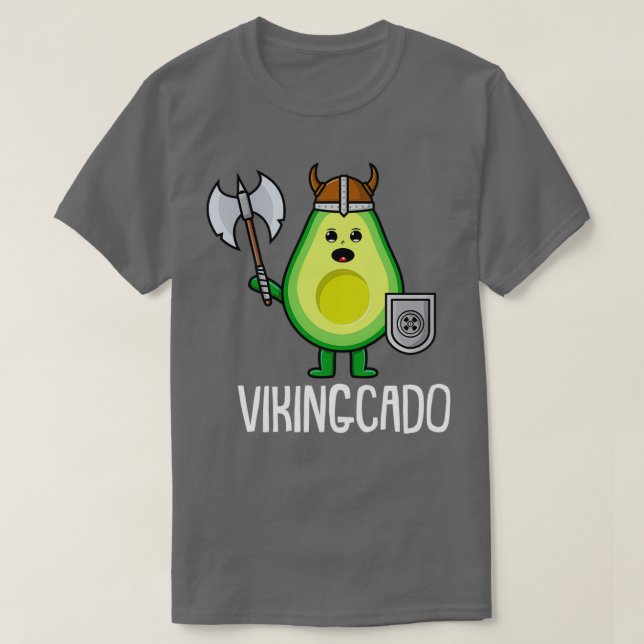 Vikingcado Norsemen Viking Nordic Warrior Valhalla T-Shirt (Design vorne)
