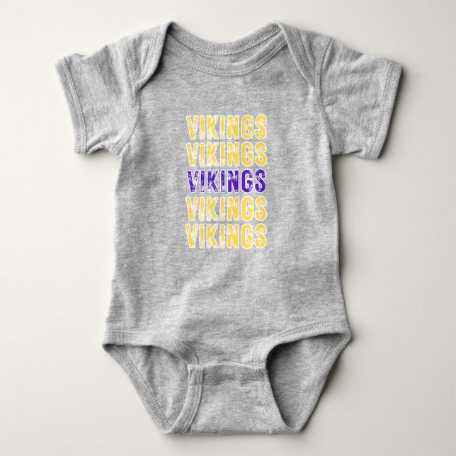 VIKINGS BABY STRAMPLER (Vorderseite)