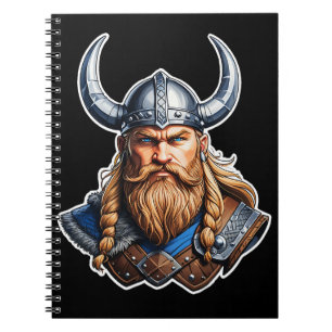 Vikings Nordic Man Notizblock
