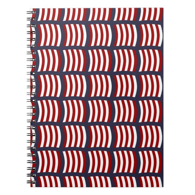 Vikings Sail Pattern Notebook Notizblock (Vorderseite)