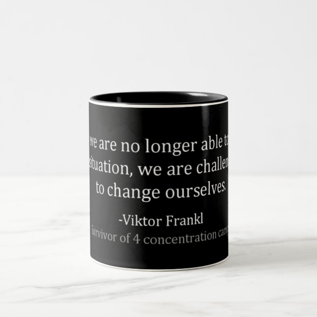 Viktor Frankl - ändern Sie sich Tasse (Mittel)