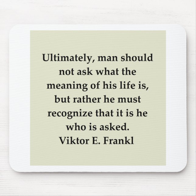 Viktor frankl mousepad (Vorne)
