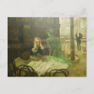 Viktor Oliva : Carte postale Absinthe Drinke