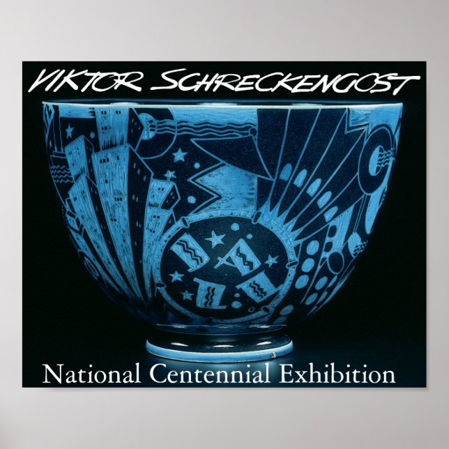 Viktor Schreckengost New York Jazz Bowl Poster (Vorne)