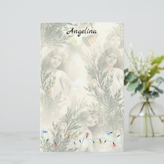 Viktorianisch Angel Stationery Briefpapier (Von Creator hochgeladen)