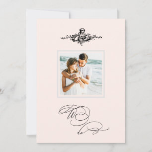 *~* Viktorianisch AR6 Cherub FOTO QR UAWG Wedding Einladung