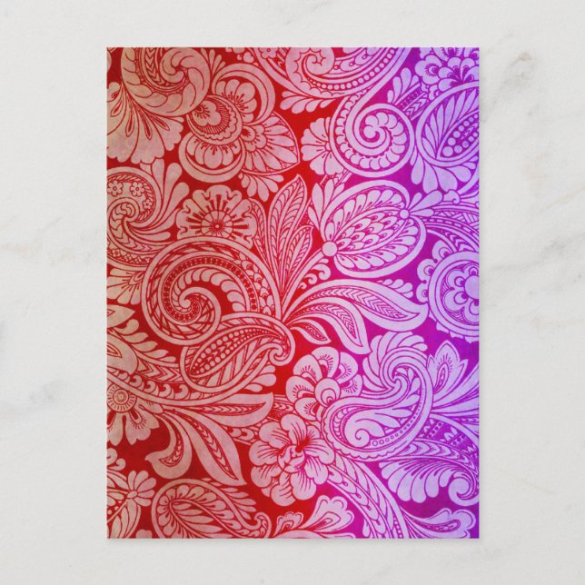 Viktorianisch Arabesque, HALYDON Postkarte (Vorderseite)