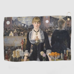 Viktorianisch Barmaid Girl in Folies Bergere, Fran Golfhandtuch
