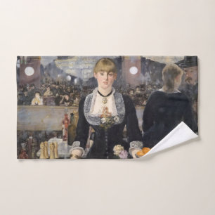 Viktorianisch Barmaid Girl in Folies Bergere, Fran Handtuch