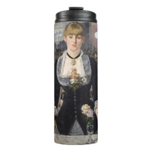 Viktorianisch Barmaid Girl in Folies Bergere, Fran Thermosbecher