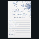 Viktorianisch Blue French Garden Wünsche & Advice<br><div class="desc">Personalisieren Sie mit der Braut zu sein Name und Datum der Dusche. Für weitere Anpassungen klicken Sie bitte auf den Link "Weiter anpassen". Wenn Sie Hilfe benötigen,  kontaktieren Sie mich bitte.</div>