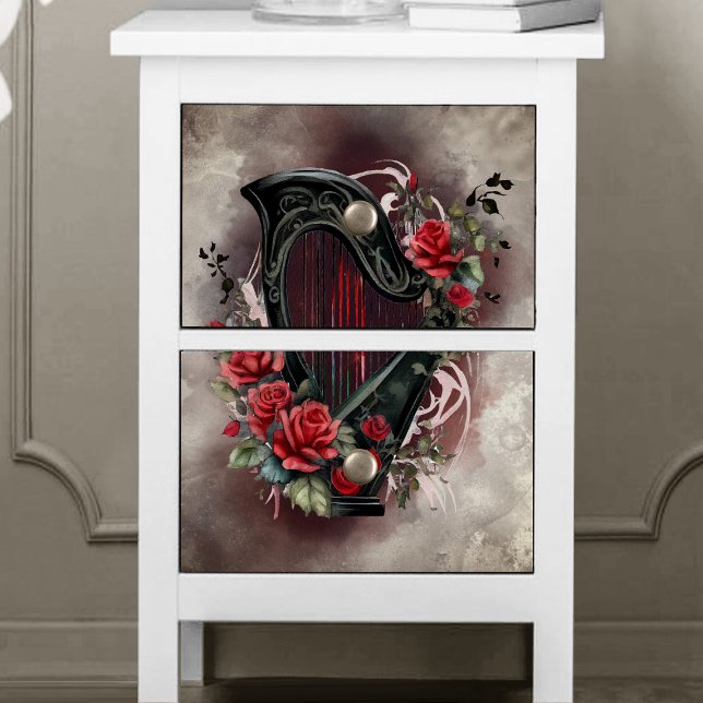 Viktorianisch Boudoir | Antique Music Celtic Lap H Seidenpapier (Von Creator hochgeladen)