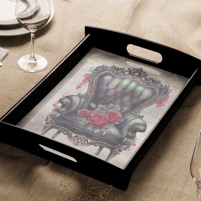 Viktorianisch Boudoir | Sessel für antike Rose Seidenpapier (Von Creator hochgeladen)