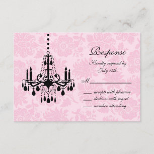 Viktorianisch Chandelier UAWG RSVP Karte