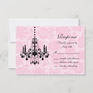 Viktorianisch Damask UAWG RSVP Karte