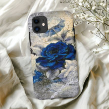 Viktorianisch Dark Blue Rose Ephemera