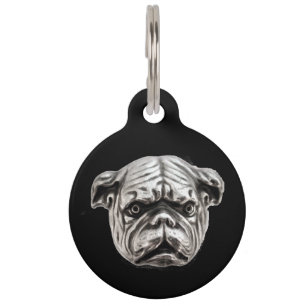 VIKTORIANISCH DOG PORTRAITS English Bulldog Tiernamensmarke