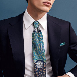 Viktorianisch-Era Floral Rose Schlange Snowberry M Krawatte