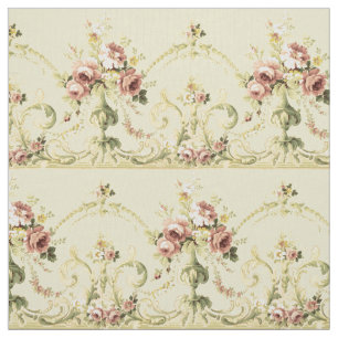 Viktorianisch Era Rose Bouquet Frieze Pattern Stoff