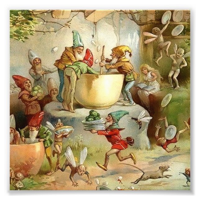 "Viktorianisch Fairies" von E S Hardy Fotodruck (Vorne)