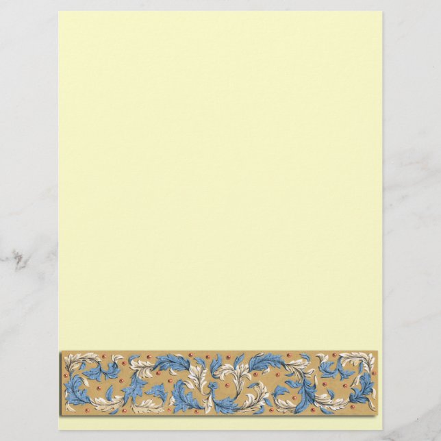 Viktorianisch Feathers Border Flyer (Vorne)