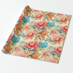 Viktorianisch floral geschenkpapier