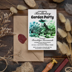 Viktorianisch Gardens Party Einladung Delta Beach Postkarte