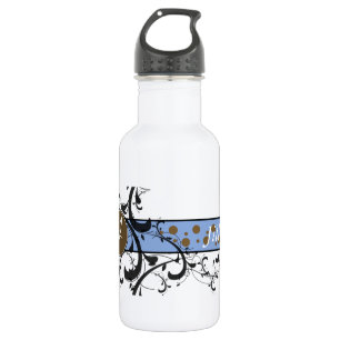 Viktorianisch Geblüht Mit Monogramm Trinkflasche