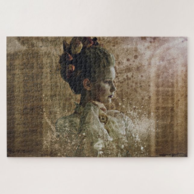 Viktorianisch Ghost Lady-in-Gewartet (Horizontal)