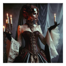 Viktorianisch Gothic Steampunk Elegant Lady