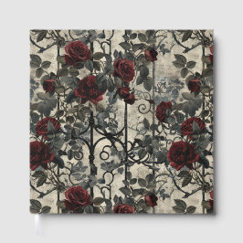 Viktorianisch Gotische Gartenmuster Rose Muster Gästebuch