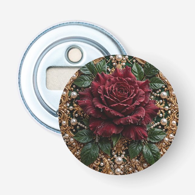 Viktorianisch-gotisches Floral Flaschenöffner (Vorderseite)