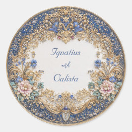 Viktorianisch Jewel Garden Wedger Sticker