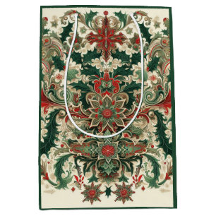 Viktorianisch/klassisch/Vintage Weihnachten Mittlere Geschenktüte