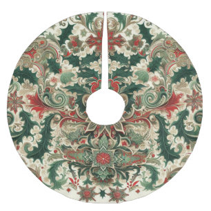 Viktorianisch/klassisch/Vintage Weihnachten Polyester Weihnachtsbaumdecke