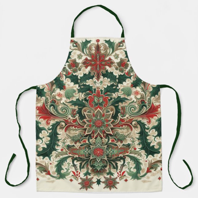 Viktorianisch/klassisch/Vintage Weihnachten Schürze (Vorderseite)