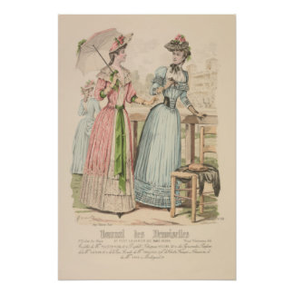 Viktorianisch Ladys Longchamps Paris Vintage Ad Poster