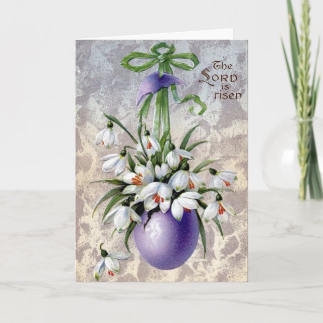 Viktorianisch Ostern Feiertagskarte (Vorderseite)