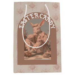 Viktorianisch Ostern, Kaninchenjunge, Geschenktasc Mittlere Geschenktüte