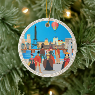 Viktorianisch Paris Keramik Ornament