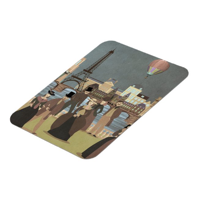 Viktorianisch Paris Magnet (Linke Seite)