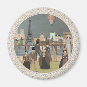 Viktorianisch Paris Magnet