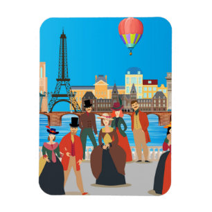 Viktorianisch Paris Magnet