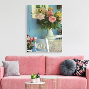 Viktorianisch Peonies - Martha's Vineyard Canvas P Leinwanddruck