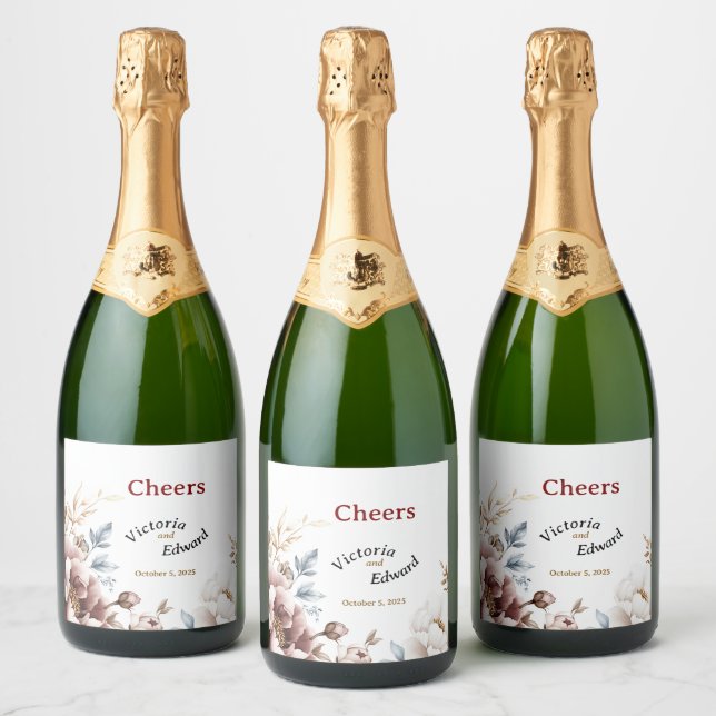 Viktorianisch Peony Luxe Sparkling Weinflaschen La (Flaschen)